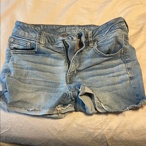 American Eagle Outfitters Light Blue Jean Shorts
